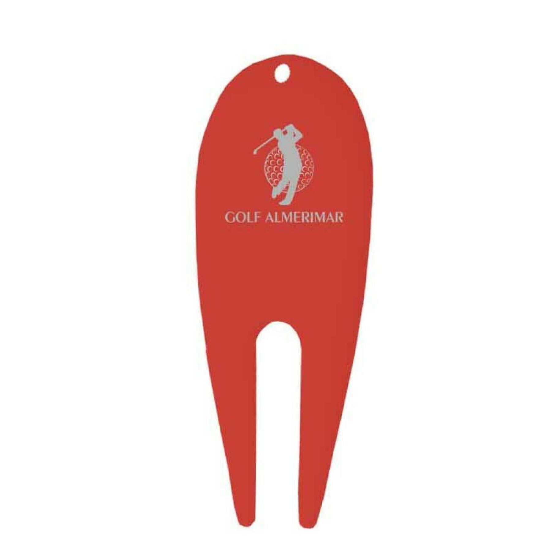 Golfgaffel i plast med logotyp Lorente