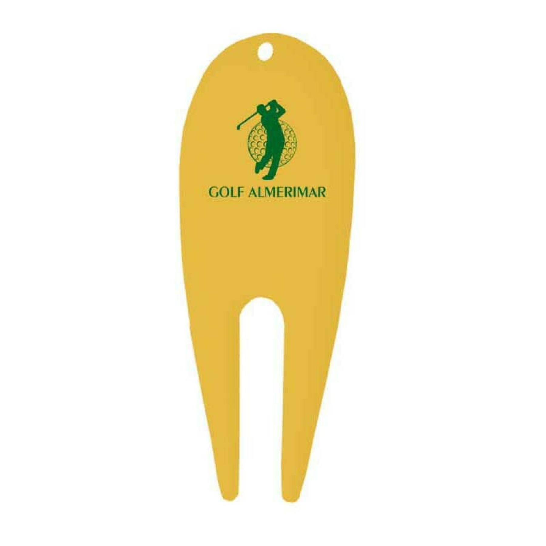 Golfgaffel i plast med logotyp Lorente
