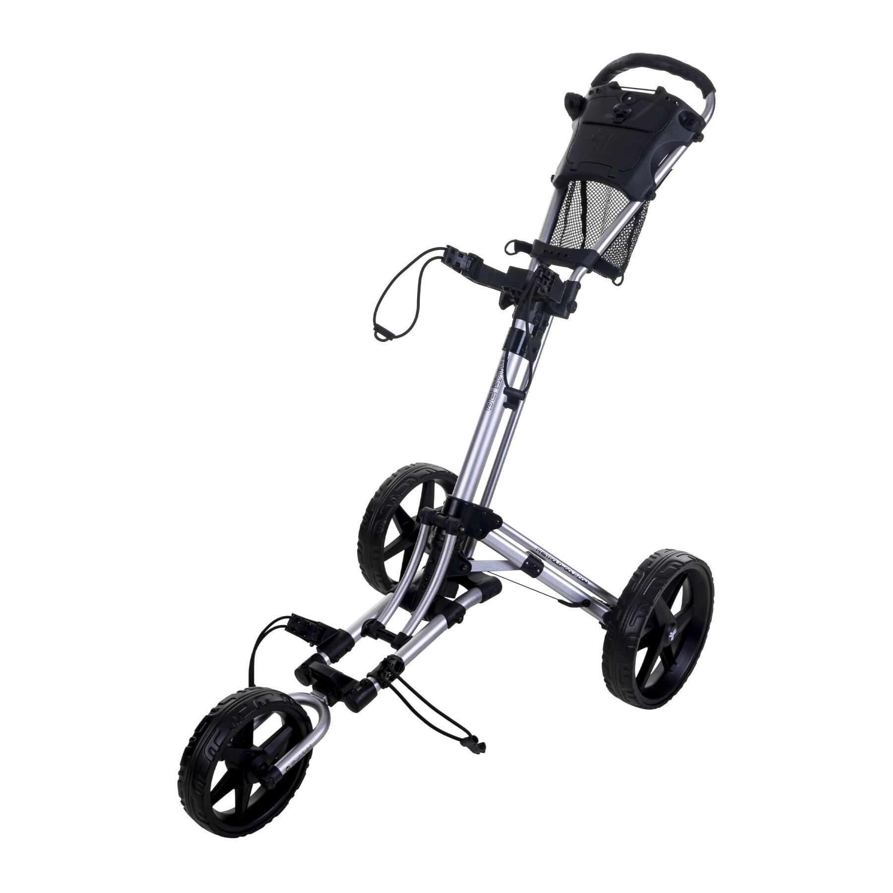 Snabbfällbar trehjulig golfvagn