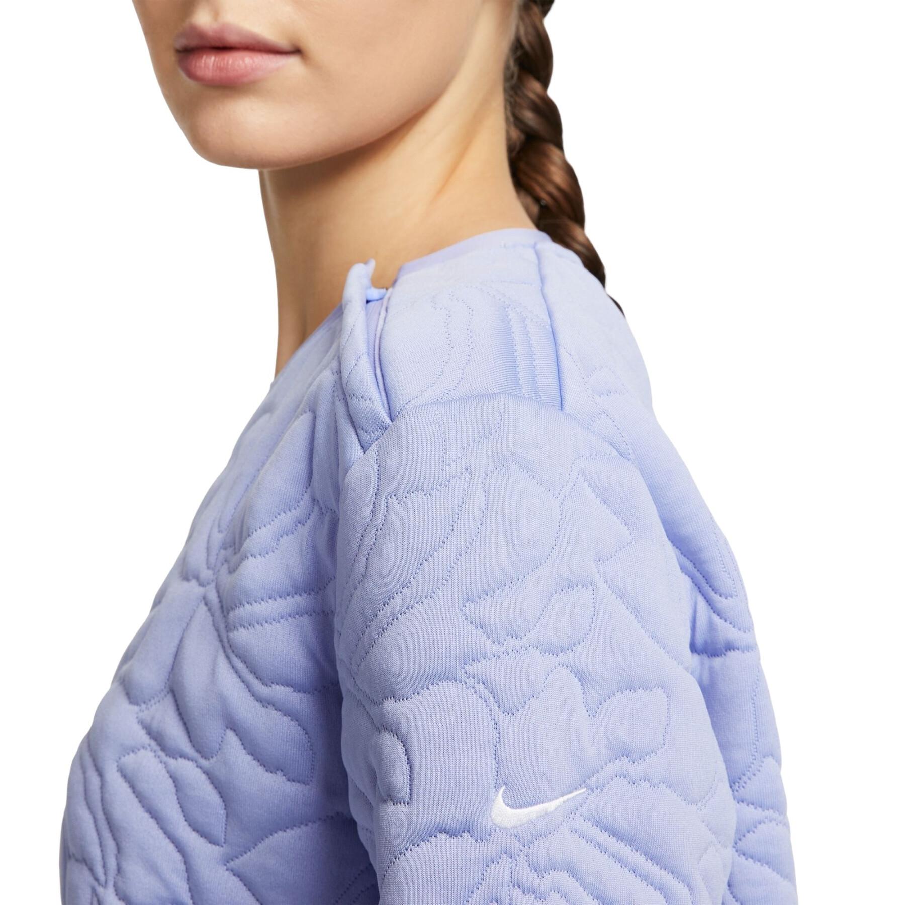Långärmad mellanlagersweatshirt för damer Nike Dri-Fit